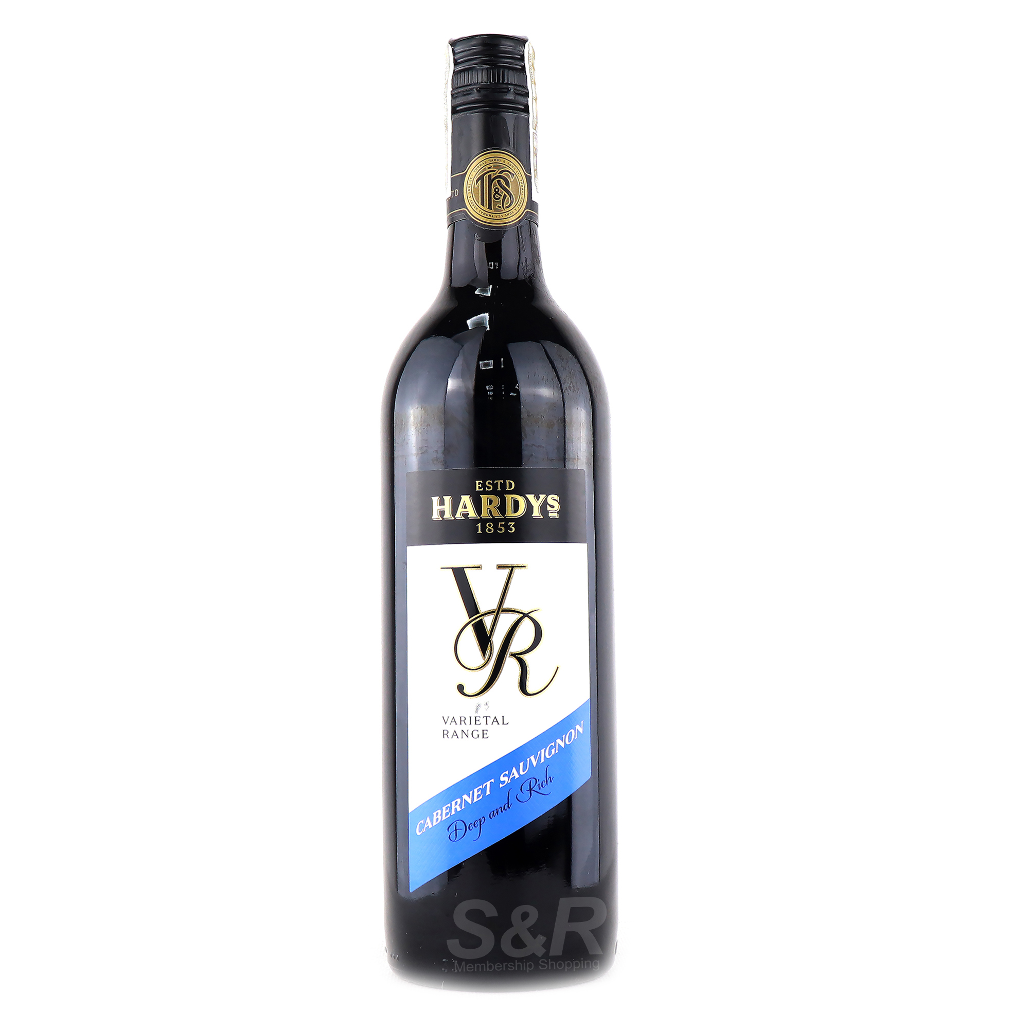 Hardys Varietal Range Cabernet Sauvignon Deep and Rich Red Wine 750mL